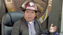 Secretario ejecutivo de la Central Obrera Boliviana (COB), Juan Carlos Huarachi
