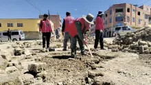 Reparación de baches, Distrito 6 de El Alto.