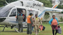 Rescate de 27 personas en El Puente.