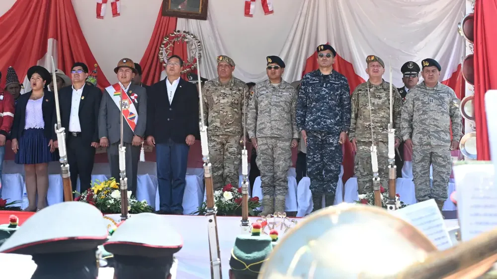 Hacen un homenaje a la Batalla de Tumusla en Cotagaita y llama a fortalecer el Estado Plurinacional.