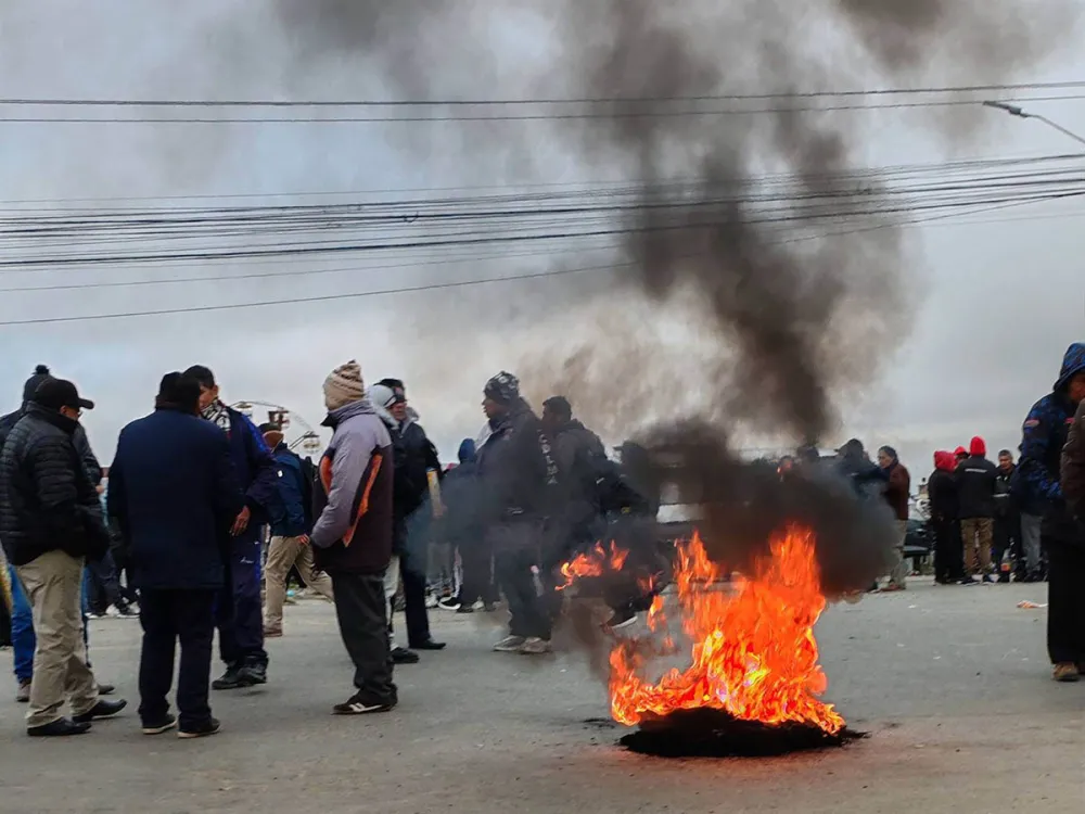 Los dirigentes de los transportistas, calificaron de positiva la primera jornada de movilizaciones.